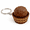 Brown, variant on 1PC Chocolate Keychain Set, Fidget Button Keychain with Gift Keyring in Plastic Ferrero Style, Cute Brown and Gold Chocolate