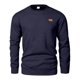 thumbnail image 1 of pstuiky hombres de manga larga, Sudadera deportiva informal para hombre, cuello redondo, color liso, de punto, de manga larga, con capucha versátil Tops de talla grande para hombre s, 1 of 3
