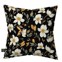 Briarwood Lane Elegant Flowers Burlap Pillow