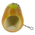 thumbnail image 1 of FOMIYES Creative Pear Shaped Hanging Bird Feeder for Outdoors Multi Resin with Large Capacity for Bird Feeding, 1 of 7