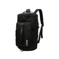 thumbnail image 1 of Sac de Sport Imperméable Grande Capacité Fermeture Éclair Bretelle d'Épaule Ajustable Poignée Portable avec Compartiment pour Chaussures Poche Humide Femmes Hommes Sac de Sport Sac à Dos de Voyage pour Activités de Plein Air, 1 of 11