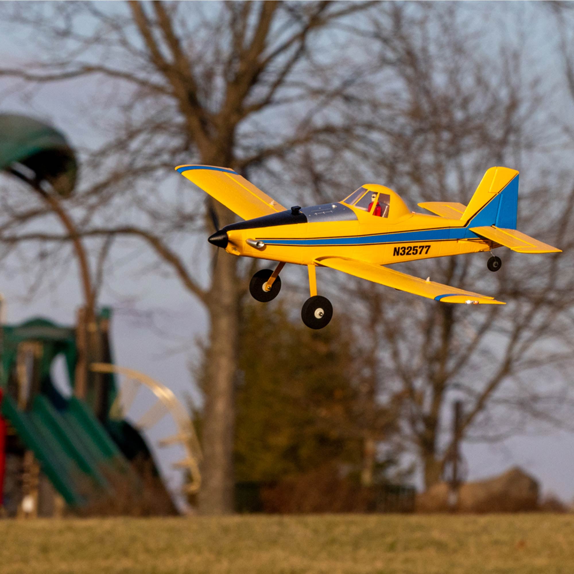 E-flite RC Airplane UMX Air Tractor Bind-N-Fly Basic Transmitter Battery and Charger Not Included with AS3X and SAFE Select EFLU16450 Airplanes B&F Electric Airplanes B&F Electric