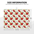thumbnail image 2 of Yiaed Rose Flowers Print Highly Absorbent Microfiber Kitchen Counter Mat, Dish Drying Pad for Dishes, Utensils, Pots and Pans, Large 18" x 24", 2 of 7
