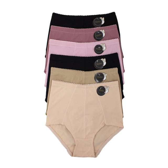 Paquete de Pantaletas Adda Lingerie Modelo Mailen, Corte completo alto, Colores surtidos