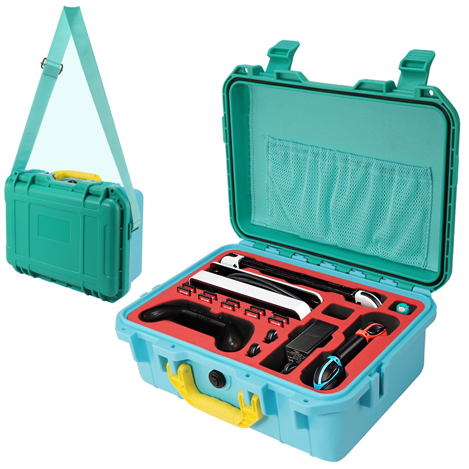 Ap Nintendo Switch Travel Case , Waterproof Case Soft Lined Hard Shell