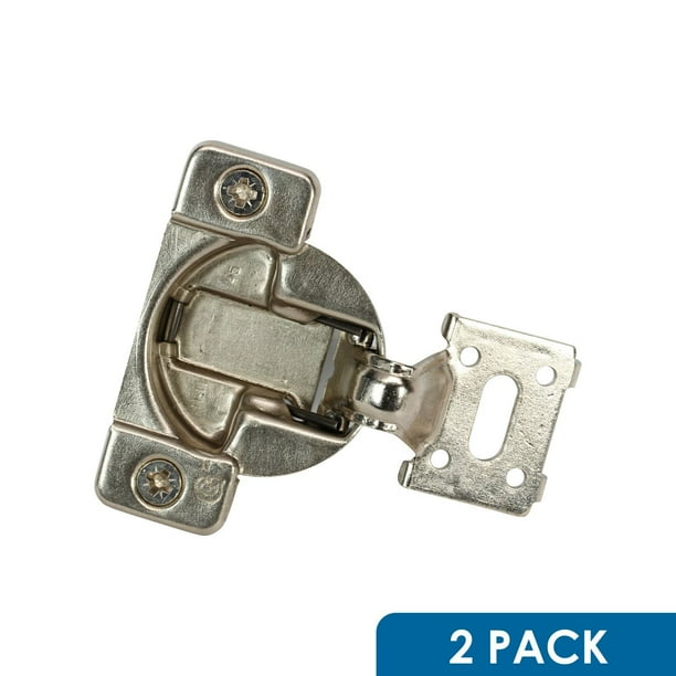 2 Pack Hardware Grass Tec 861 108 Degree 7 16 Overlay Self Close Press In Dowel Compact Cabinet Hinge 16 45mm Boring Pattern Grass Tec 861 Self By Rok Walmart Com