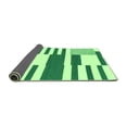 thumbnail image 2 of Ahgly Company Indoor Round Abstract Green Modern Area Rugs, 8' Round, 2 of 4