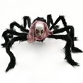 thumbnail image 4 of Araña De Peluche De 75Cm, Accesorio De Decoración De Halloween, Simulación De Esqueleto, Gran Araña, Fantasma, Festival, Accesorios De Terror matsuzay HA046296-01, 4 of 6
