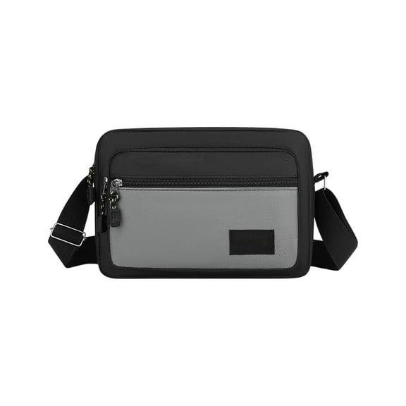 Leodye 1PCS Nylon Messenger Bag , Crossbody Chest Bag Multifunctional Sports Outdoor Leisure Shoulder Sling Messenger Bag -10.24*7.09*2.36 in