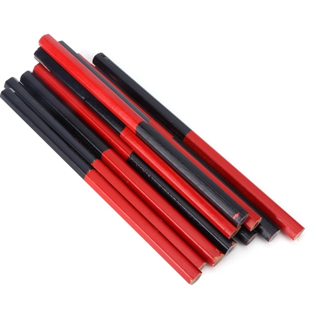 Lápices De Carpintería, Bolígrafo De Marca De 7 Pulgadas, Lápiz De Carpintero De 2 Núcleos, Doble Cabeza, 9 Piezas Para Metal Para Madera