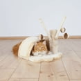 thumbnail image 3 of TRIXIE Tavira Plush & Sisal Kitten Scratching Pad and Toy Tree, Beige, 3 of 3