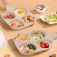 thumbnail image 2 of Sartén antiadherente para tortillas de 4 tazas - Sartén saludable para tortitas, huevos, bacon | Mango desmontable y compatible con inducción, diseño de aluminio fácil de limpiar, 2 of 6