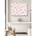 thumbnail image 6 of Christmas Winter Snowman Canvas Print Wall Art Xmas Snowflakes Pink Patches Pictures Painting Morden Artwork for Living Room Bedroom, Ready to Hang - 12"x16", 6 of 6