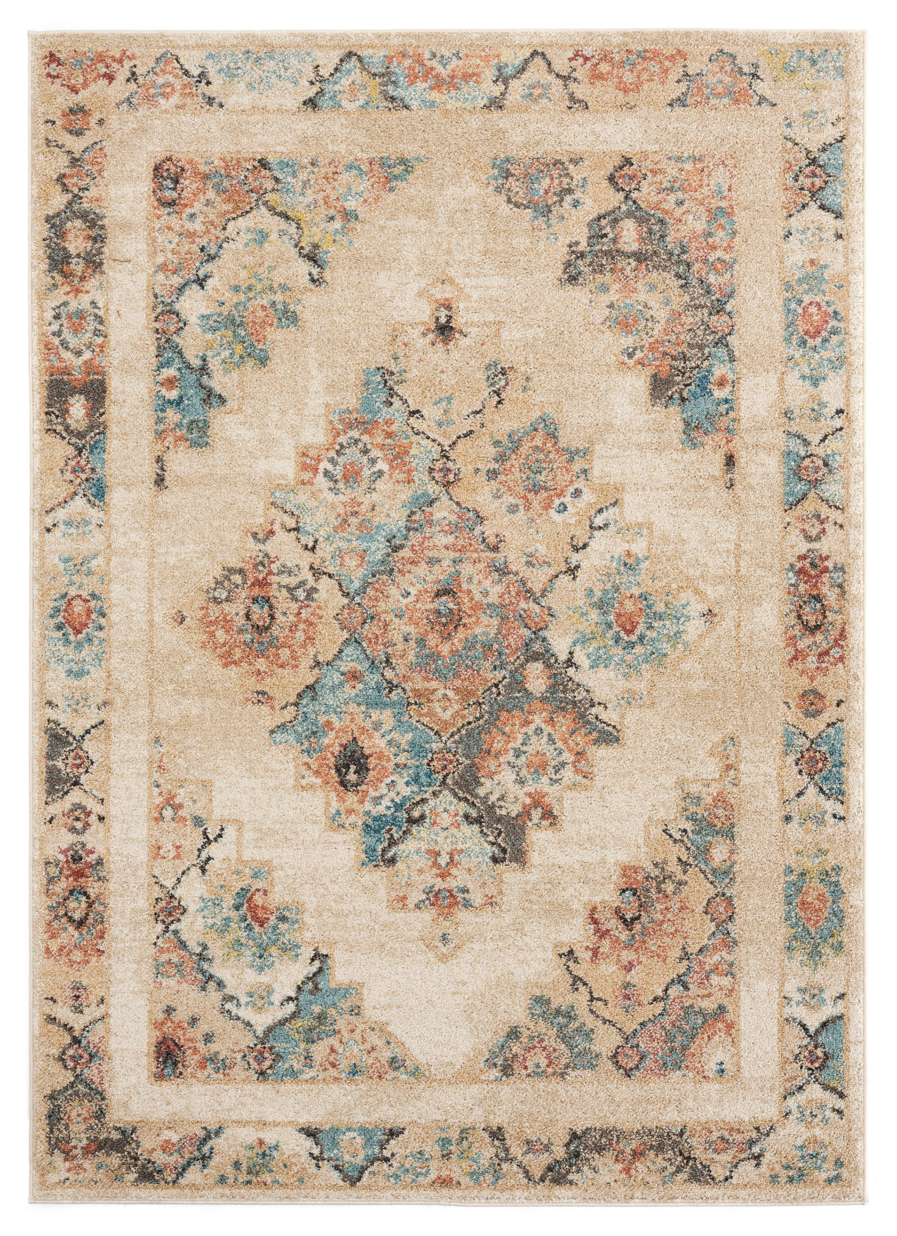 United Weavers Storybrooke Annabeth Oriental Cream Woven Olefin/Frieze Area Rug or Runner