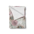 thumbnail image 2 of Floral Soft Flannel Fleece Throw Blanket, Close Up Scene of Sketchy Pencil Drawn Like Blossoms Endemic Flowers Garden, Cozy Plush for Indoor and Outdoor Use, 50" x 70", White Multicolor, by Ambesonne, 2 of 6