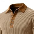 thumbnail image 6 of Kakii Men's Textured Sweatshirt Fleece Lined Thermal Elbow Patches Heavyweight Pullover, 6 of 6