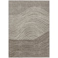 thumbnail image 2 of Addison Rugs Chantille Indoor/Outdoor Transitional Stripes Taupe Machine Washable Rectangle Rug, 8' x 10', 2 of 8