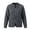 Grey, variant on Womens Zip Front Cardigan Round Neck Cable Knit Bomber Sweater Coat Long Sleeve Casual Sporty Knit Jacket Cable Knit Texture Bomber Silhouette
