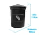 thumbnail image 2 of Tambo de plástico 1100 L IUSA Apilable negro, 2 of 2