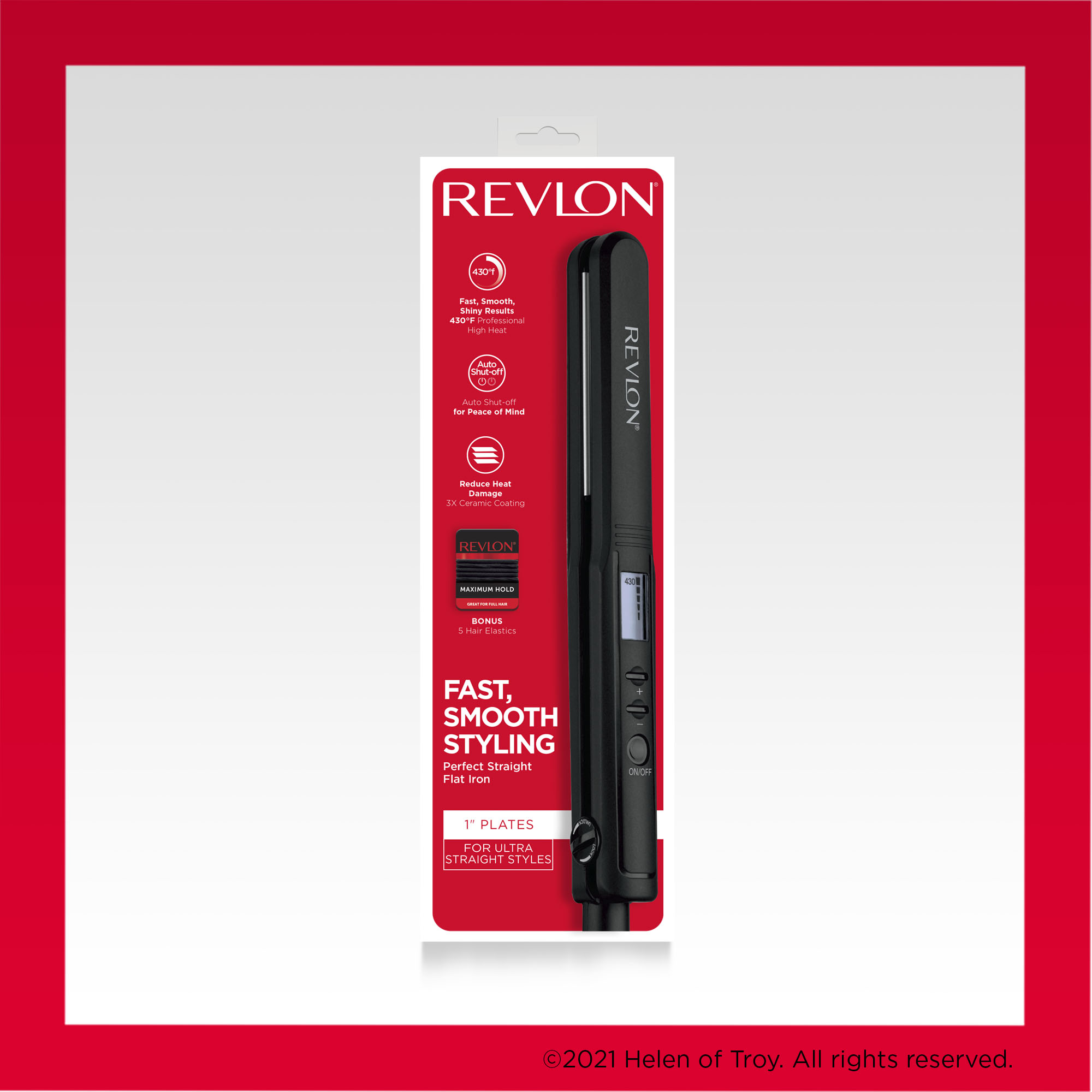 Revlon Perfect Heat 1" Ceramic Digital Flat Iron photo 6