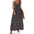 thumbnail image 1 of Nuevo vestido sin mangas de plancton, vestido de verano, vestidos de playa coreanos para mujer, mono de verano para mujer, vestido de verano para mujer, 1 of 7