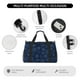 thumbnail image 4 of Fotbe Snowflake Dark Blue Bolsa de Viaje con Estampado, Bolsa de Fin de Semana para Mujer con Compartimento para Zapatos, Bolsa de Gimnasio con Bolsillo Húmedo, 4 of 7