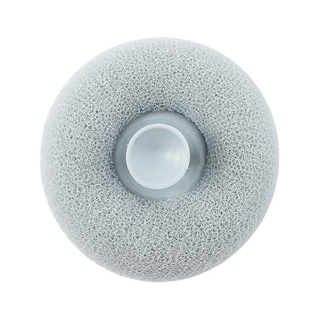 Fiudx Pelota de Masaje para Baño, Masaje 3D y Poder de Limpieza, Diseño Suave y Elástico, Mango Cómodo, Anticaída y de Secado Rápido, Herramienta de Baño Doméstica, Uso Unisex, Incluye 1 Pelota.