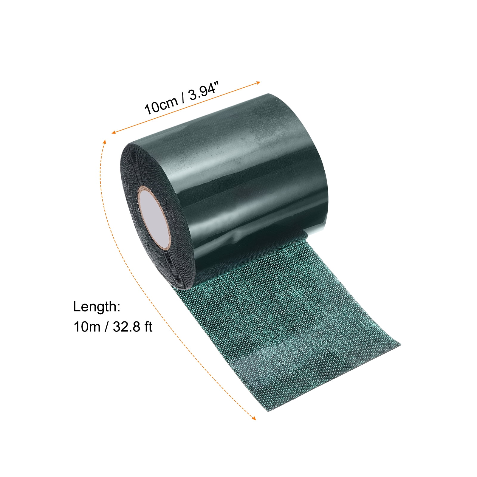 Uxcell Artificial Grass Tape 3.94" x 32.8 ft Double-Sided Turf Seam Tape, Green