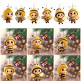 thumbnail image 3 of 2D Acrylic Flat Printing Cartoon Cute Bees Car Ornament Rear View Mirrorr Pendant Tree Window Hangings Decor Creative Ornament, 3 of 4