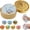 White, variant on Dumplings Squishy Stress Balls Fidget Sensory Toys Mystery Dumplings Squishy Soft Squeeze Decompression Dough for Adults