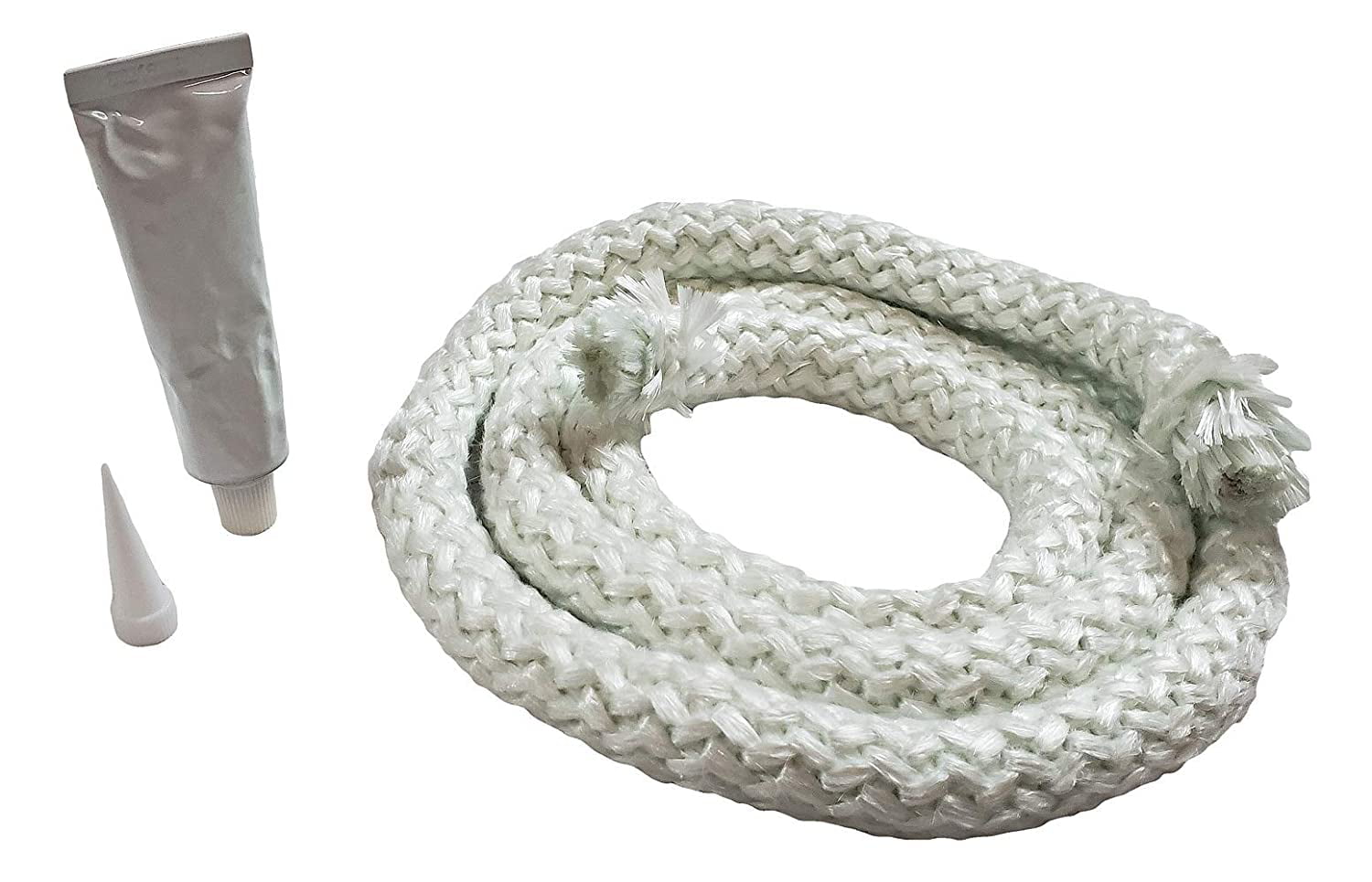 1 inch 1" White Gasket rope 30 Feet Outdoor Stove Pellet wood Stove Furnace . 