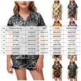 thumbnail image 3 of Leey-World Halloween Pajamas Girls Kids Satin Pajama Sets Classic Button Down 2pcs Sleepwear Pjs for Girls Relaxed Home Wear Pjs for Girls 2T 3T 4T 5T 6T 7T 8T, 3 of 6