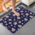 thumbnail image 4 of Pioneer Flower Floral Print Pattern Bathroom Rugs Mat, Non Slip Microfiber Bathroom Rug with Rubber Backing, Soft Mats for Bathroom Floor Tub Shower, 20"x32", 4 of 5