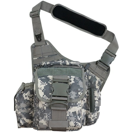 Every Day Carry Tactical Messenger Side Sling Shoulder Bag w/Pistol Pocket - (Best Everyday Carry Bag)