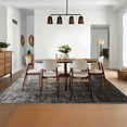thumbnail image 2 of Hasoo Large Washable Rug 10' x 13' Area Rug for Living Room Modern Abstract Non-Slip Neutral Indoor Decor Carpet, Black Gray, 2 of 6