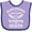Lavender and Purple, variant on Inktastic Handpicked for Earth by My Grammy in Heaven with Angel Wings Boys or Girls Baby Bib