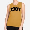 thumbnail image 2 of 1987 College Style Women's Muscle Tank Medium Antique Gold, 2 of 5