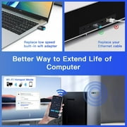 Usb WiFi Bluetooth Adapter, 2-in-1 Usb AX900Mbps Wi-Fi 6 Bluetooth 5.4 Adapter for PC, Upgraded WiFi 6 Dual Band 2.4GHz 5GHz Wireless Network Dongle for Windows 11 10 Laptop Desktop, Plug n Play
