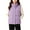 Purple, variant on Girls Padded Vest, Stand Collar Quilted Sleeveless Gilet, Warm Side Pocket Waistcoat For Kids Purple 11-12 Years