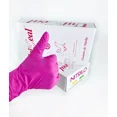 thumbnail image 1 of Guante De Nitrilo Uniseal Rosa Con 100 Pzs Talla Extra Chica Color Rosa chicle Talla XS, 1 of 2