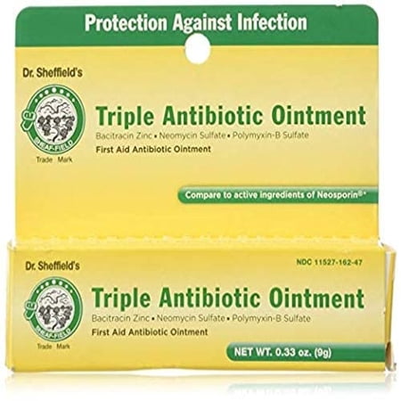 "4 Triple Antibiotic Ointment Cream Dr Sheffields First Aid Infection Cuts Burns, 36g"