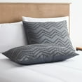 thumbnail image 6 of Nestl Boho 3 Piece Duvet Cover Set, Tufted Embroidery Double Brushed Duvet Cover with Button Closure with 2 Pillow Shams, King (90"x104") - Gray, 6 of 8