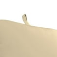 thumbnail image 4 of Jordan Manufacturing Sunbrella 74" x 22" Canvas Antique Beige Solid Rectangular Outdoor Chaise Lounge Cushion with Ties and Hanger Loop, 4 of 11