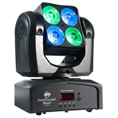 American DJ Inno Pocket Wash 4X10W Rgbw Quad Led Mini Moving Head Light Fixture