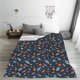 thumbnail image 5 of Balery Spaceships And Stars In Outer Space Manta de Felpa Suave y Acogedora – Cobija de Franela Aterciopelada para Cama, Lavable y Cálida para Sofá, Mascotas, Transpirable-60"x50", 5 of 7