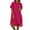 Hot Pink, variant on gakvbuo Summer Dress for Women 2025 Homecoming Dresses Women's Casual With Pockets Summer Floral Print Dress V-Neck Mini Dresses