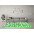 thumbnail image 3 of Ahgly Company Indoor Square Abstract Emerald Green Contemporary Area Rugs, 7' Square, 3 of 4