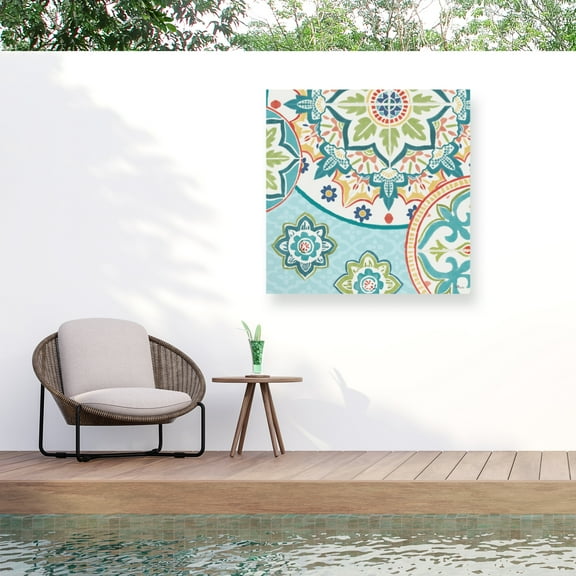 Pela Studio 'Colorful Journey II' Outdoor Canvas 35x47