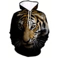 thumbnail image 5 of Sudadera con capucha con estampado 3D de tigre animal, temporada de primavera y otoño, jersey de moda para hombre de talla grande, camisa deportiva informal y fresca para exteriores, 5 of 5