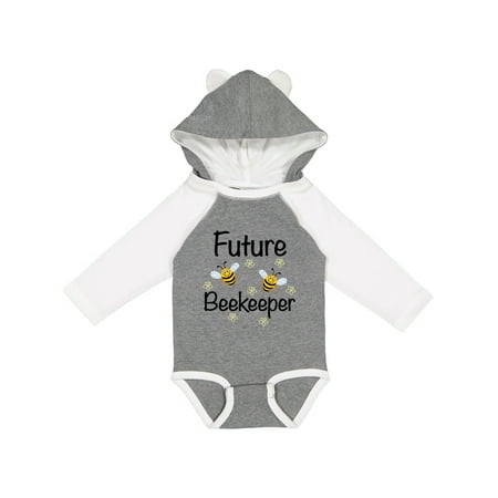 

Inktastic Future Beekeeper Honey Bee Gift Baby Boy or Baby Girl Long Sleeve Bodysuit